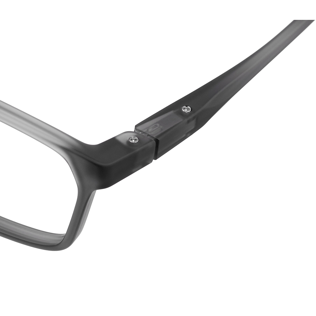 OWNDAYS | MOVE Matte Gray Full Rim Rectangle left side